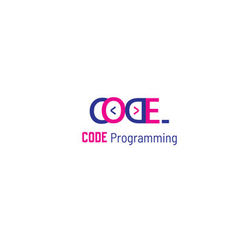 CODE word base tech related logo.