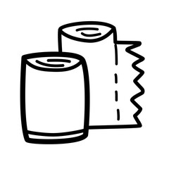 tissue line icon