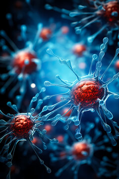 Antibodies bind to receptors on human cells 