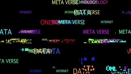 technology words background