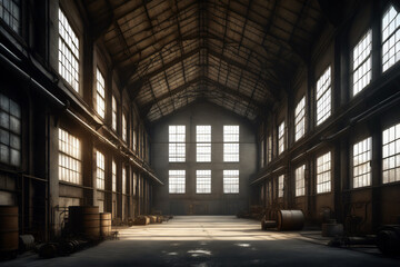 Alte Fabrik Gebäude im Verfall Hintergrund