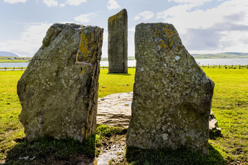 Standing Stones of Stenness, Orknay, Scotland.