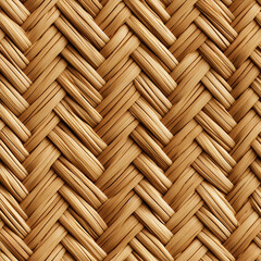 Seamless Woven Straw | Basket 