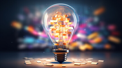 idea in broken lamp inspiration bright