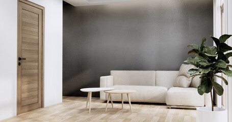 Sofa furniture and modern room interior design minimal.