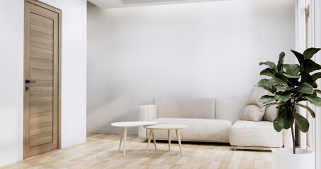 Sofa furniture and modern room interior design minimal.