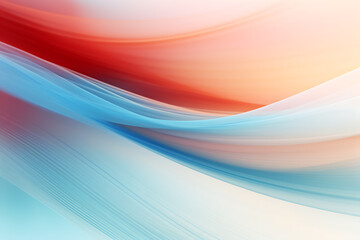 Fototapeta premium multi-colored abstract background, smooth lines, waves, rainbow color,AI_Generated