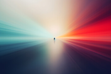 AI Generated, multi-colored abstract background, smooth lines, waves, rainbow color,