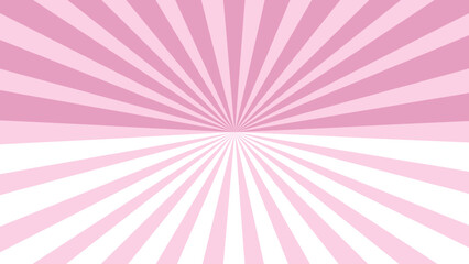 Rays white and pink as background