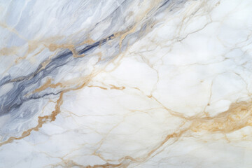 White and Gold Marbling Stone Granite Backdrop - Modern Design, Generative AI