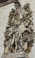 Arch of Triumph Detail, Paris, France