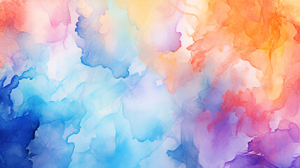 Fototapeta premium Abstract Colorful Watercolor Background.