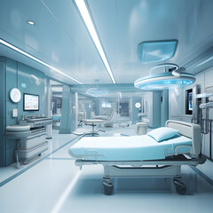 room in hospital, medical technology
