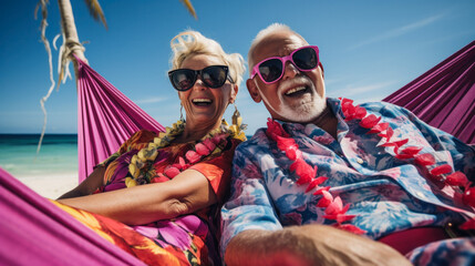 enjoying life in the old age happy couple retirement image for great insurance advertisement and retirement benefit advertisement campaign 