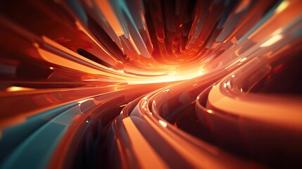 Digital abstract background. 3d rendering image. Techology futuristic illustration