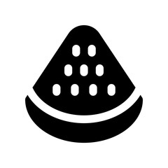 watermelon solid icon. vector icon for your website, mobile, presentation, and logo design.