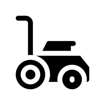 recommend clip art: lawn mower solid icon. vector icon for your website, mobile, presentation, and logo design.