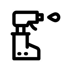 spray line icon. vector icon for your website, mobile, presentation, and logo design.