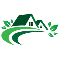 Leaves with House Icon