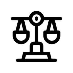 equality line icon. vector icon for your website, mobile, presentation, and logo design.