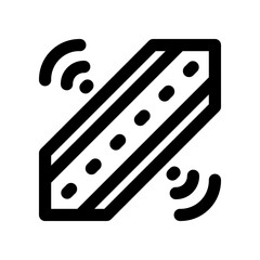 road line icon. vector icon for your website, mobile, presentation, and logo design.