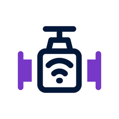 Obraz premium water system dual tone icon. vector icon for your website, mobile, presentation, and logo design.