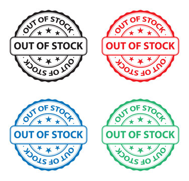 stamp out of stock icon