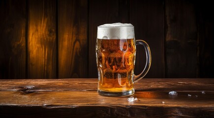 glass of beer on abstract background, beer wallpaper, glass of beer in the dark, beer with foam, alcoholic drink on dark background
