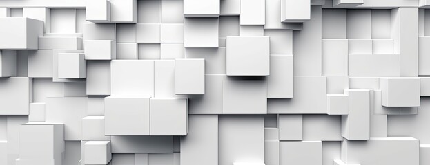 Minimalist Square Shape Concept. Generative  AI 