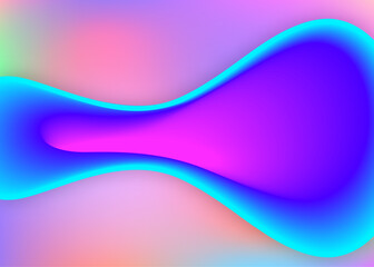 Fluid background with liquid dynamic elements and shapes.