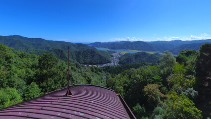 城崎温泉ロープウェイ山頂駅屋上からの眺め6