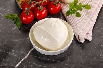 Italian cheese mozzarella buffalo ball