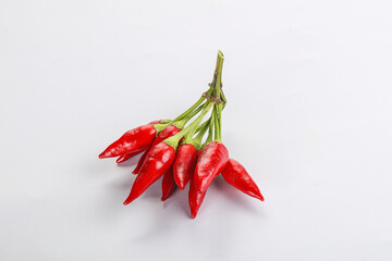 Spicy ripe red fresno pepper