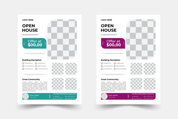 poster flyer pamphlet brochure cover design layout space for photo background, vector illustration template marketing, business proposal, promotion, advertise, publication, cover page business flyer a