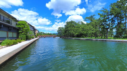 天橋立廻旋橋8月夏5