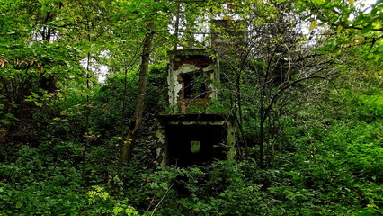 An old seed storage warehouse in the backyard of the Forestry Administration
