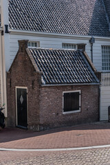 Obraz premium View of Amsterdam Amstel Church (Amstelkerk, 1670) is a Reformed church building. AMSTERDAM, The NETHERLANDS.