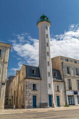 Fototapeta na wymiar Phare du quai Valin, Vieux-Port de La Rochelle