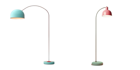Png Set transparent background Floor lamp isolated