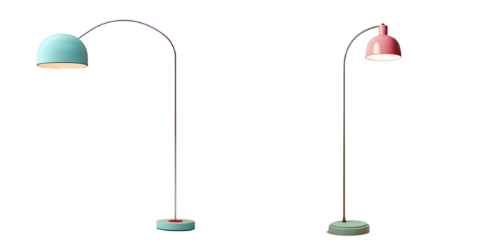 Png Set transparent background Floor lamp isolated