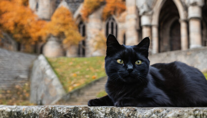 The cat of the castle