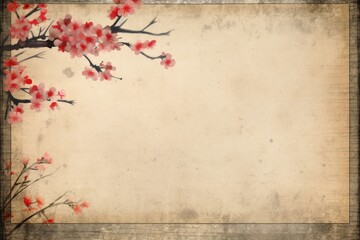 Beautiful calligraphy paper background with copy space.