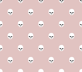 Vector abstract seamless cute halloween pattern.