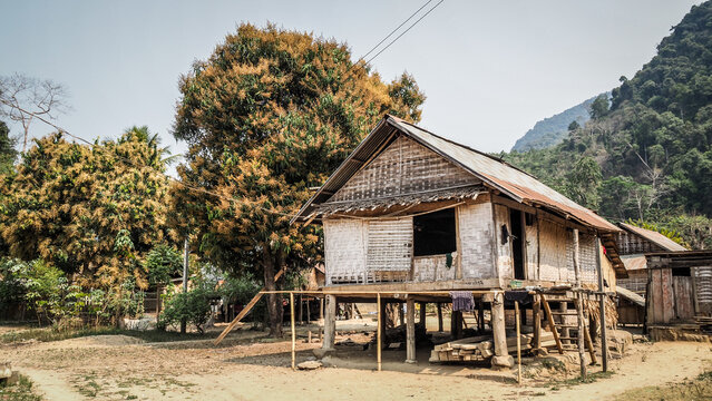 The countryside view around Nong Khiaw in Northern Laos