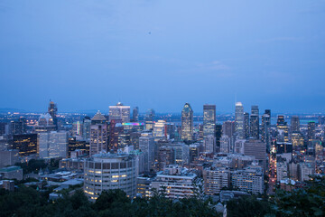 Fototapeta na wymiar Beautiful view of Montreal, Canada