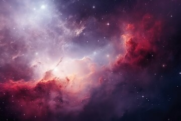 Colorful space nebula forming stars in the universe. - obrazy, fototapety, plakaty