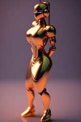 Fototapeta na wymiar 3d render of a woman
