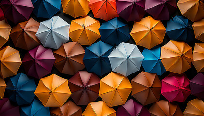 abstract background with umbrellas