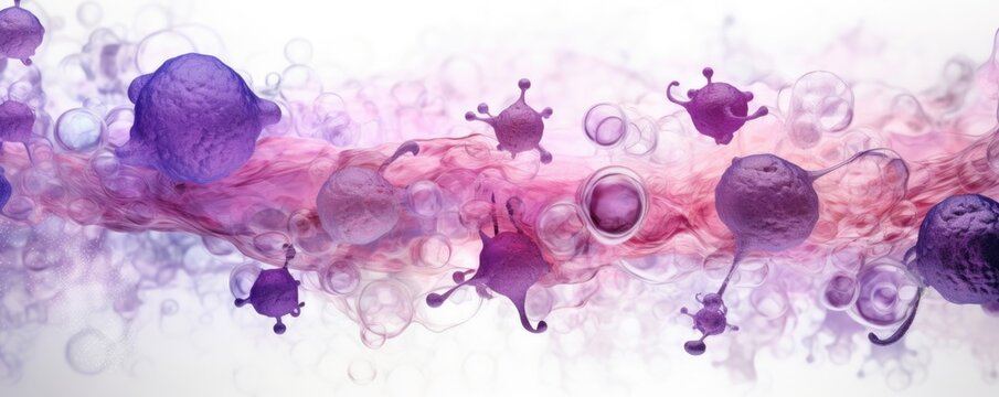 microscope slide displaying biopsy sample, with cancerous cells illuminated against stark, white background, symbolizing the ubiquitous nature of the disease across various global populations.
