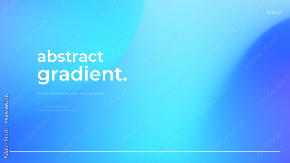 Poster Gradient blue abstract background vector
